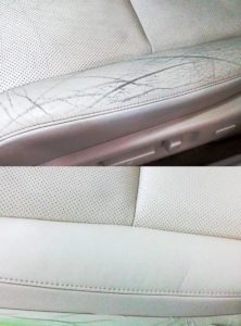 Чистка, реставрация кожаного салона автомобиля